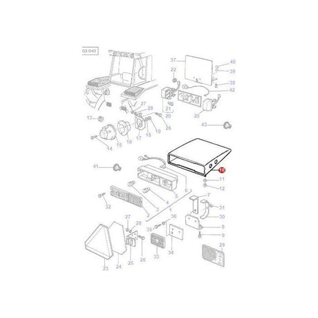 Massey Ferguson - Case Assembly L/H - 3385411M91 - Farming Parts