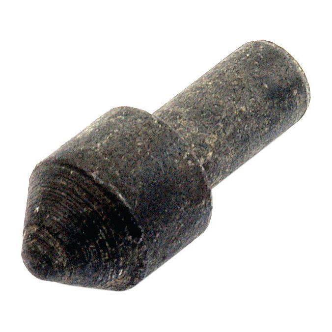 A cylindrical metal plunger with a pointed end and a slightly wider base section, compatible with Massey Ferguson equipment. Product Name: Plunger | Sparex Part No.S.41550 from the brand Sparex.