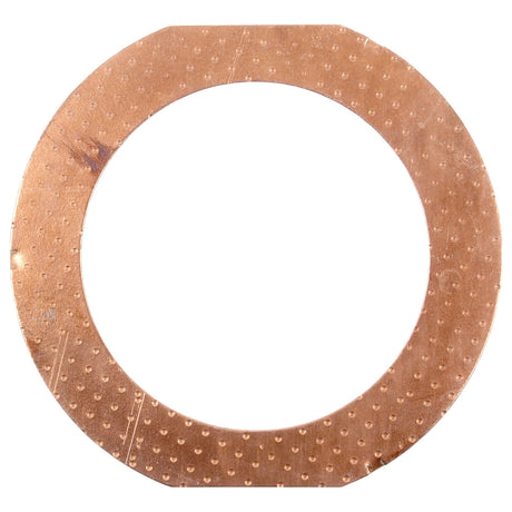 A circular copper thrust washer, branded as Sparex (Part No. S.41577), featuring a textured surface and notches on opposite sides, designed for use in Massey Ferguson equipment.