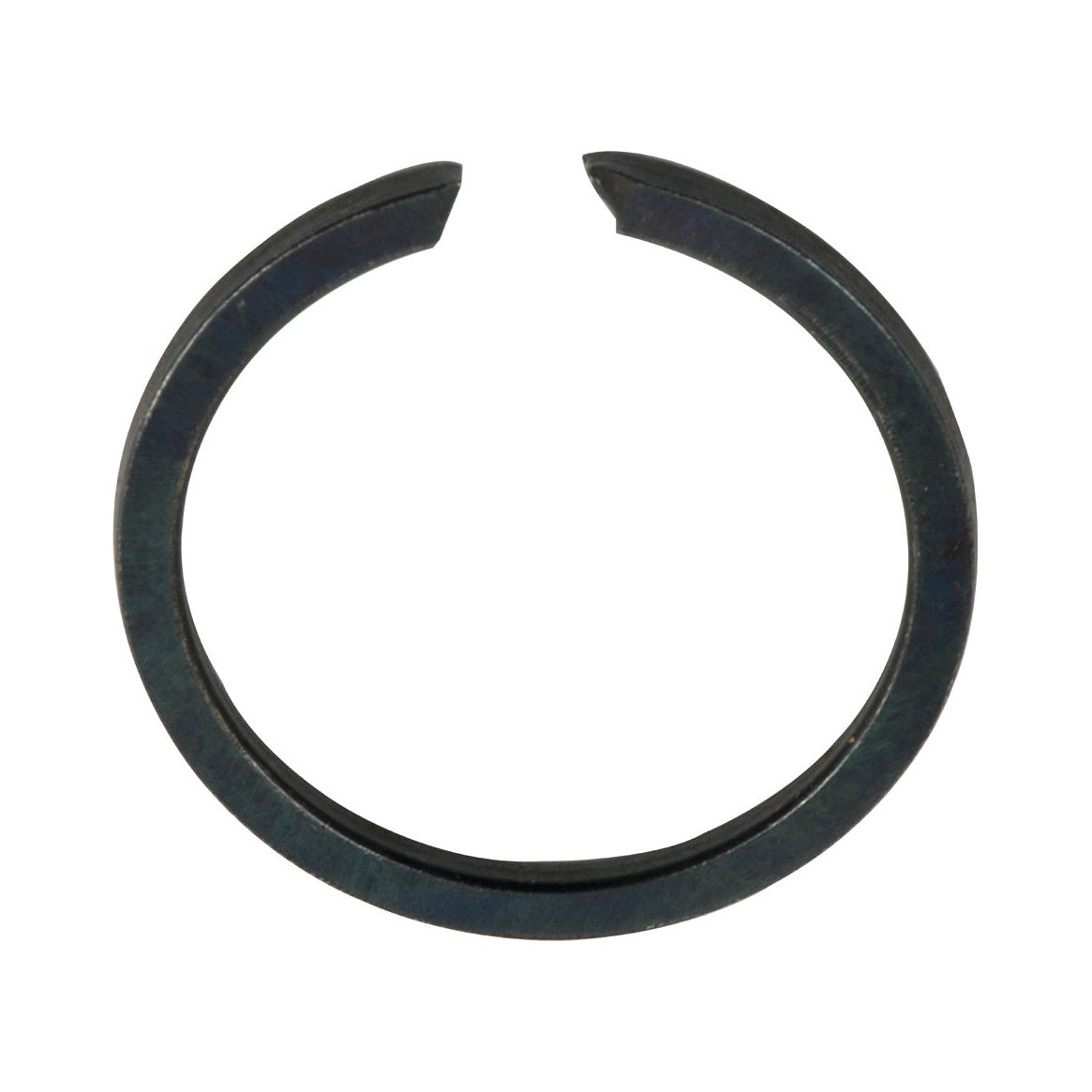 A close-up of a dark-colored metal retaining ring, specifically the Sparex External Circlip (50mm DIN 471, Part No. S.41624), open at one end, viewed against a white background.