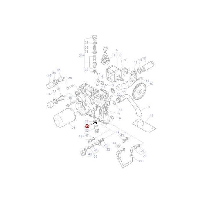 Massey Ferguson - O-RING - 70924775 - Farming Parts