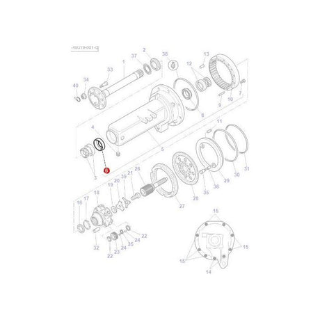 Massey Ferguson - Guide Bush - 3382212M2 - Farming Parts