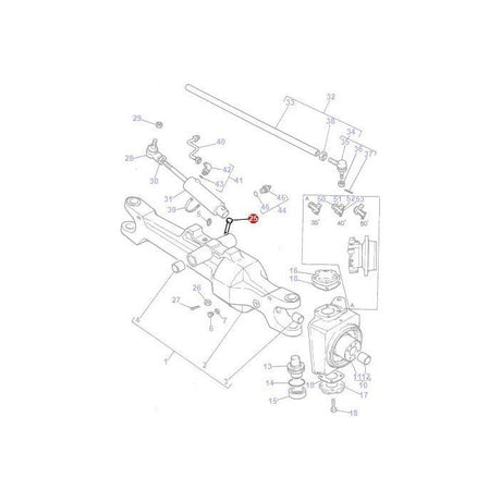 Massey Ferguson - Pin Securing - 3427163M1 - Farming Parts