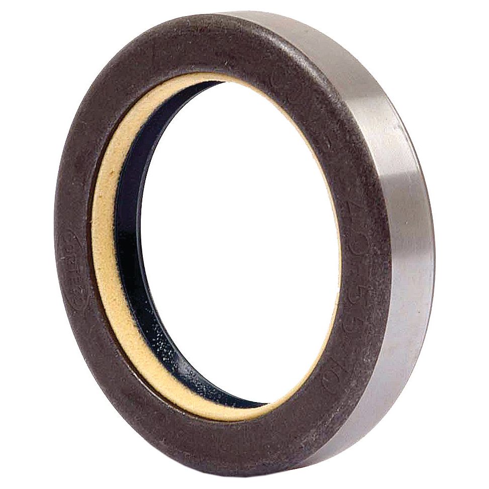 The Sparex Seal - 4WD Hub (Part No. S.41755) is a metal oil seal with a rubber coating and an inner ring, designed for sealing rotating shafts to prevent lubricant leakage, and is compatible with Case IH machinery.