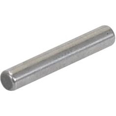 A Sparex Needle Bearing (56 pcs.) with a cylindrical shape and a flat cut on one end, ideal for precision alignment applications such as Massey Ferguson Bearings.