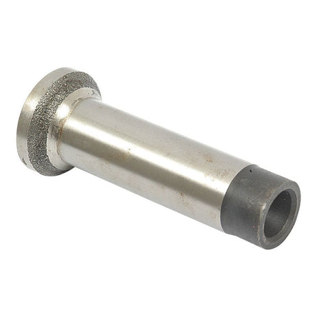 A metal cylindrical tool with a rounded base and a dark tip, possibly a grinding or cutting accessory, similar to the Camshaft Follower from the Perkins Engine Family offered under Sparex Part No. S.41918.