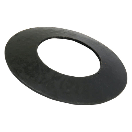 A flat, dark-colored metal washer with a circular shape and a central hole, resembling the Sparex Thrust Washer (Part No. S.42019).