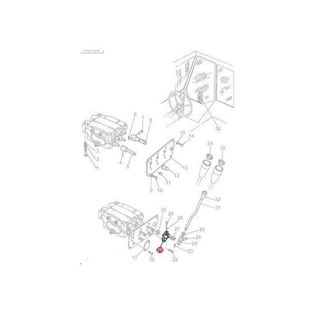 Massey Ferguson - Bracket - 1662933M1 - Farming Parts