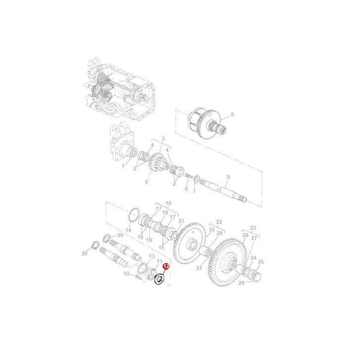 Massey Ferguson - Seal - 3383568M1 - Farming Parts