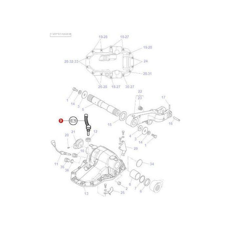 Massey Ferguson - Sensor Transmission Speed - 4364876M1 - Farming Parts