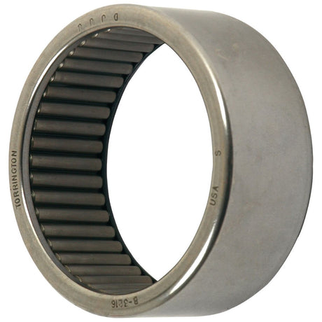 Close-up image of a Sparex Needle Bearing (SCE3216) with visible branding inscriptions on the outer ring, perfect for applications like the Landini 5830.