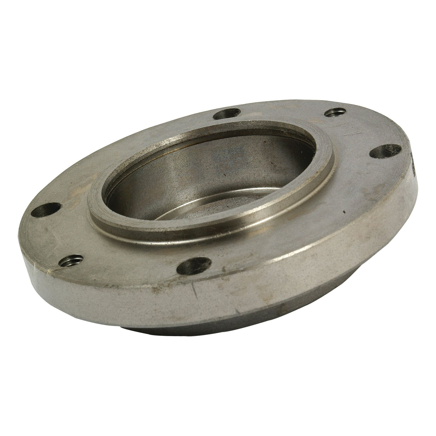 The Layshaft Bearing Housing (Sparex Part No. S.42139) by Sparex, featuring a circular design with five bolt holes and a central fitting hole, similar to components used in Massey Ferguson machinery, is displayed on a white background.