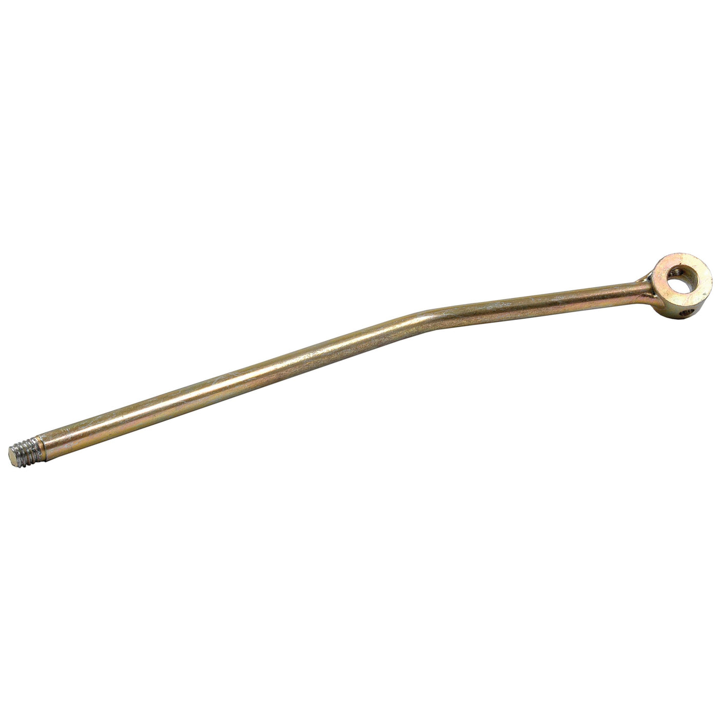 The Gear Lever (Sparex Part No.S.42183) by Sparex is a long, thin metal rod with a circular hole at one end and a threaded section at the other end, designed for Massey Ferguson tractors.