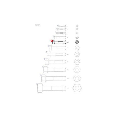 Massey Ferguson - Bolt M10x30 - 3009207X1 - Farming Parts