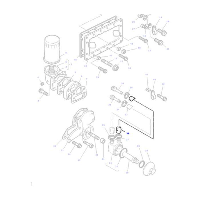 Massey Ferguson - Hose - 4222536M1 - Farming Parts
