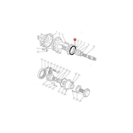 Massey Ferguson - Cork Gasket - 516389M2 - Farming Parts