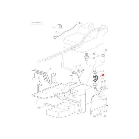 Massey Ferguson - Hose - 3714794M1 - Farming Parts