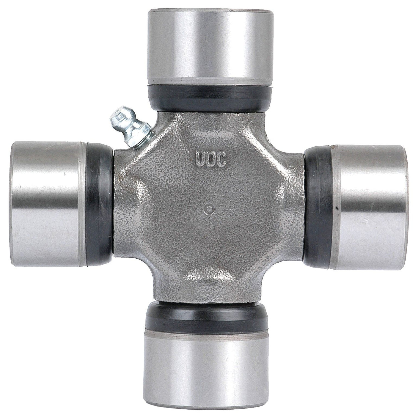 The Universal Joint 30.2 x 92.0mm by Sparex (Part No.S.42356) features four arms with metal fittings at each end and is labeled "UDC" in the center.