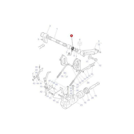 Massey Ferguson - O Ring Cross Shaft - 3823623M1 - Farming Parts