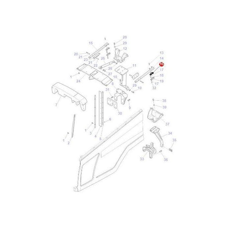 Massey Ferguson - Pivot Bracket - 4292129M2 - Farming Parts