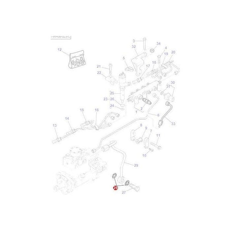 Massey Ferguson - Washer Sealing - 4224749M1 - Farming Parts