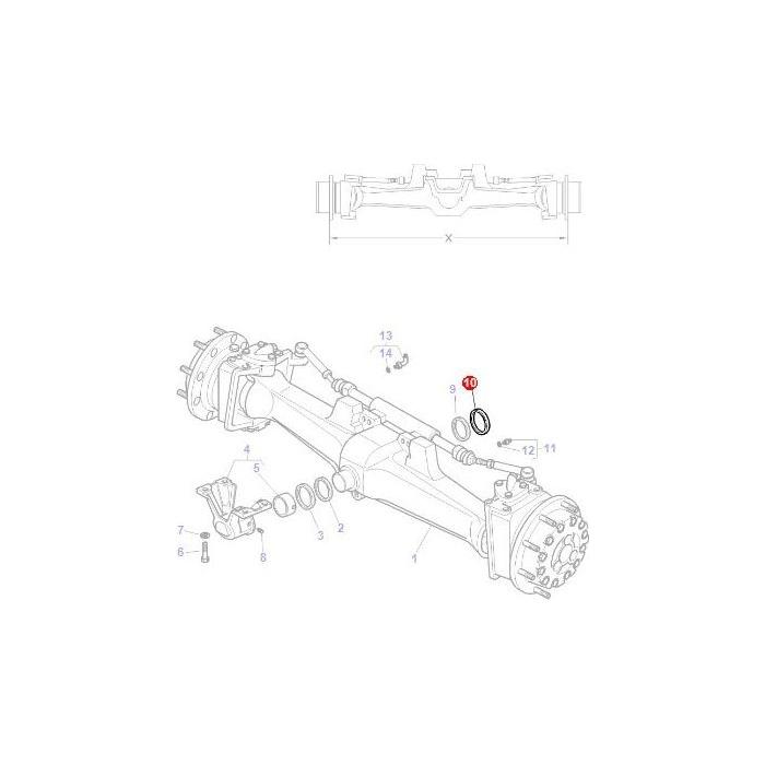 Massey Ferguson - Thrust Washer  - 3713939M1 - Farming Parts