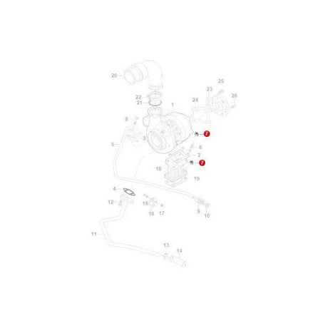 Massey Ferguson - Nut Turbo - V521601000 - Farming Parts