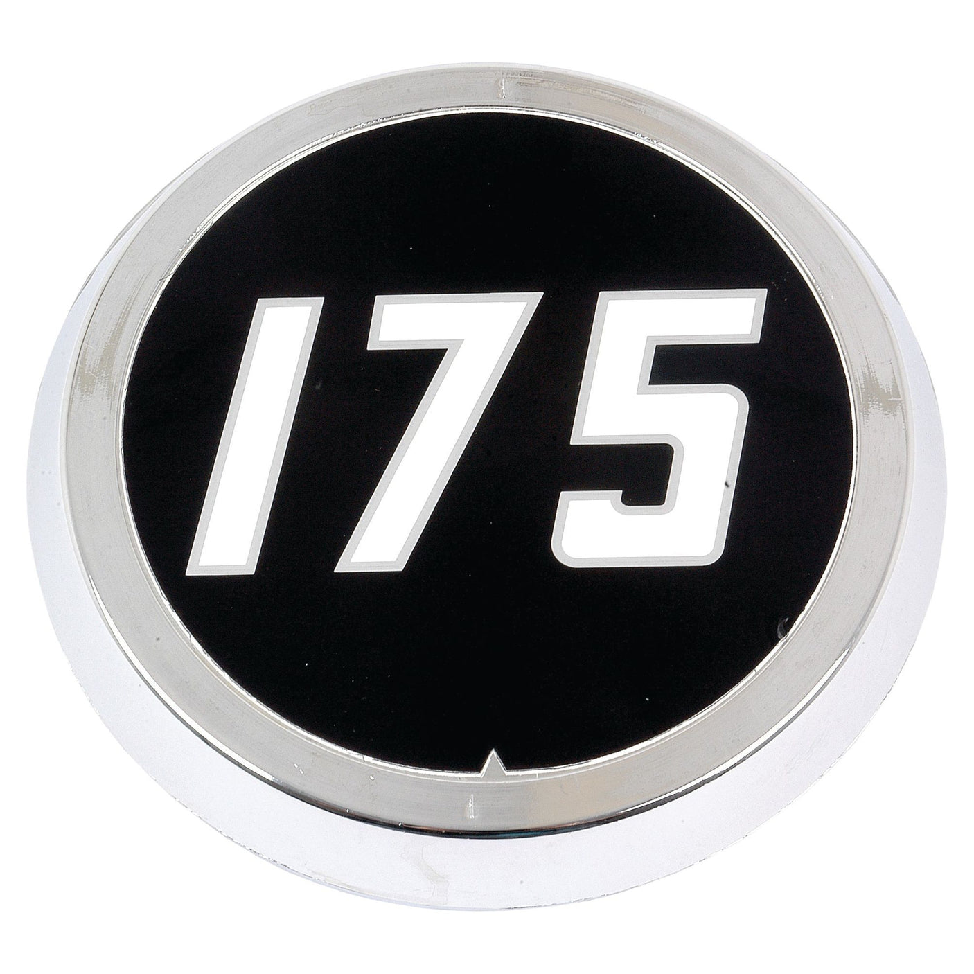 A round black Sparex Medallion (Part No. S.42550) with a silver border featuring the number "175" in white, evoking the iconic Massey Ferguson 175.