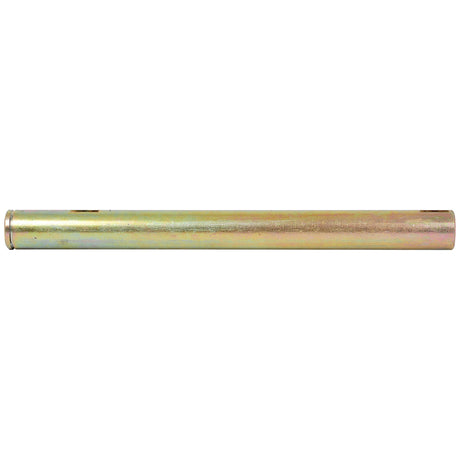 A cylindrical metal pipe with a smooth, reflective surface, identical to the Brake Pedal Shaft by Sparex (Sparex Part No.S.42593). The pipe is horizontally positioned against a white background.