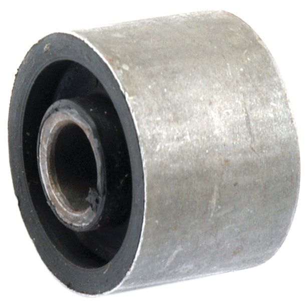 The Bush | Sparex Part No.S.42651 is a cylindrical metal bushing with a central hole and rubber lining, ideal for Massey Ferguson machinery, proudly crafted by Sparex.