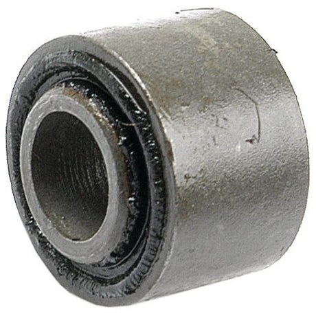 A close-up image of a metal cylindrical bearing with a smaller inner ring and a larger outer ring, typical of Massey Ferguson machinery. The bearing appears slightly rusted and worn, reminiscent of the Sparex Anti Vibration Bush (Sparex Part No.S.42652) after extensive use.