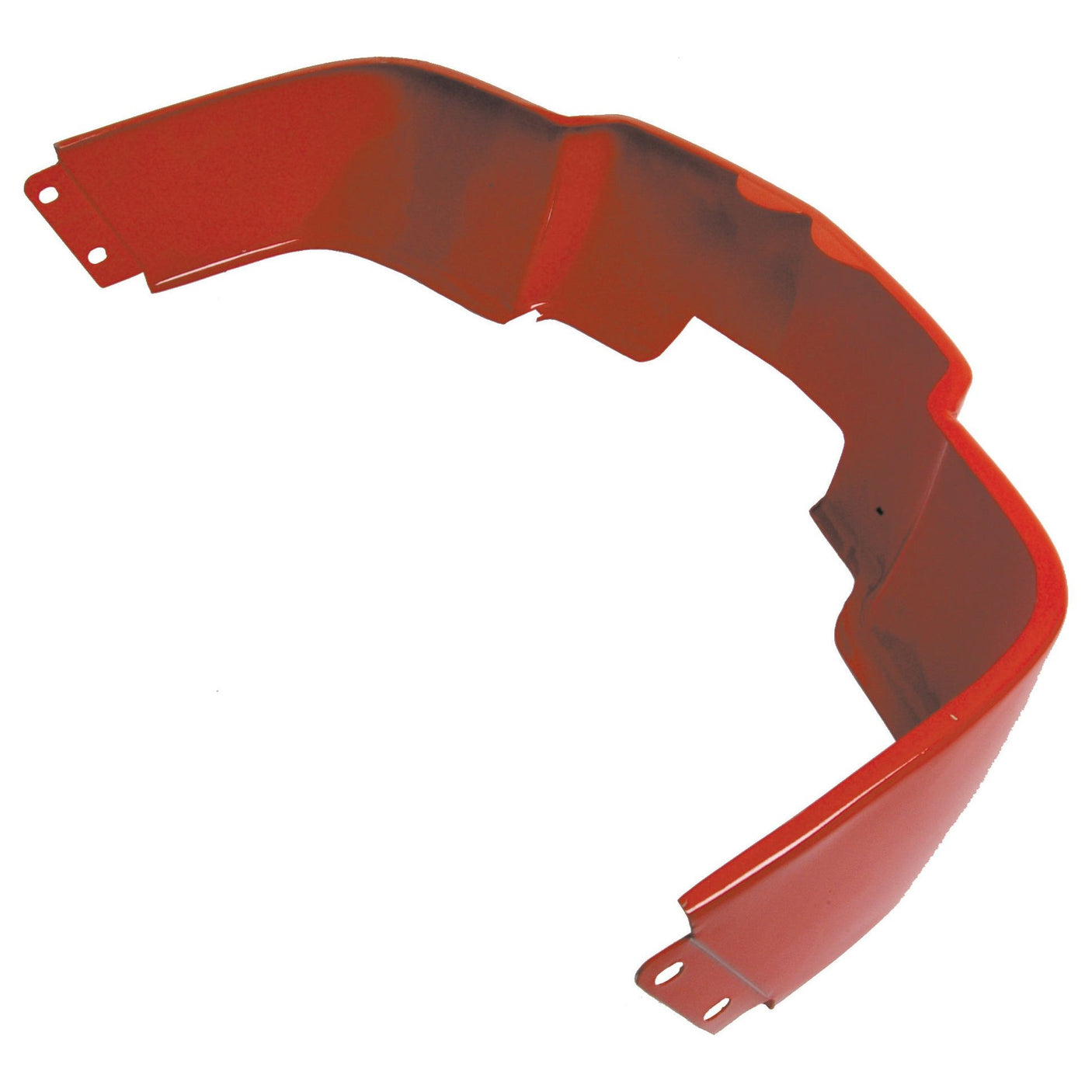 A curved, red metal part with mounting holes at the ends, likely a bracket or guard for a mechanical device, could be the Lower Panel by Sparex (Part No. S.42663).