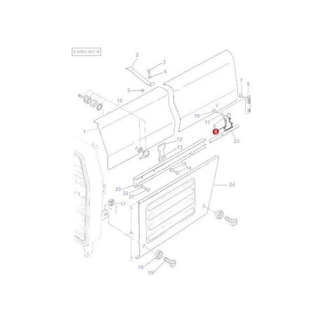 Massey Ferguson - Catch - 1694817M1 - Farming Parts