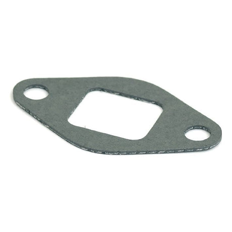 An Exhaust Manifold Gasket by Sparex (Part No. S.42686) designed for a Perkins Engine, featuring two circular holes on opposite sides and a hexagonal cutout in the center.