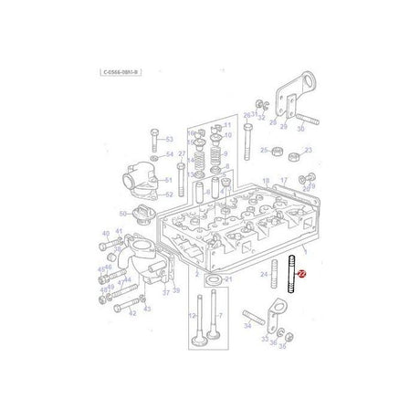 Massey Ferguson - Head Stud - 734308M1 - Farming Parts