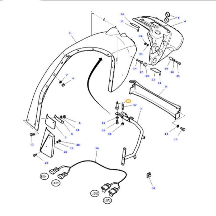 Massey Ferguson - Spacer - 4279200M2 - Farming Parts