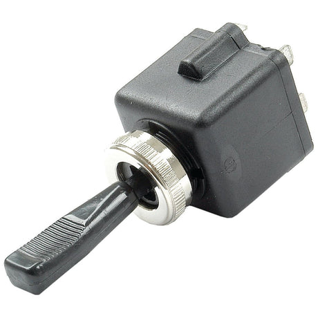 The Sparex Toggle Switch (Sparex Part No. S.42806) is a black and silver toggle switch with a knurled grip, featuring multiple terminal connections and compatible with Sparex Connectors.