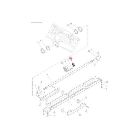 Massey Ferguson - Carrier Bearing - 4274593M1 - Farming Parts