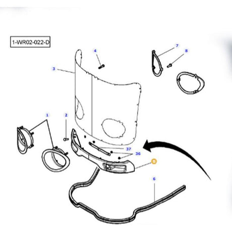 Massey Ferguson - Band - 4281649M4 - Farming Parts