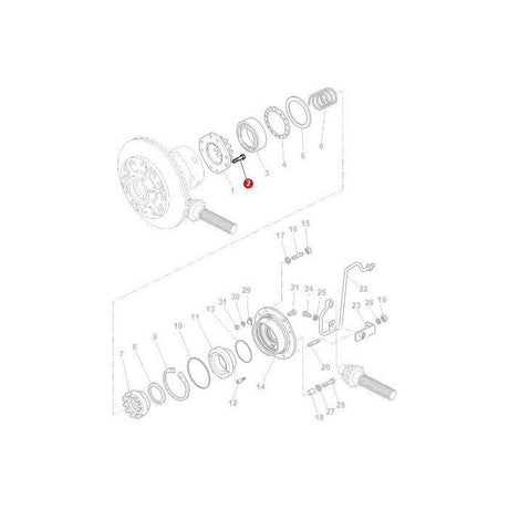 Massey Ferguson - Screw Differential - 3799012M1 - Farming Parts