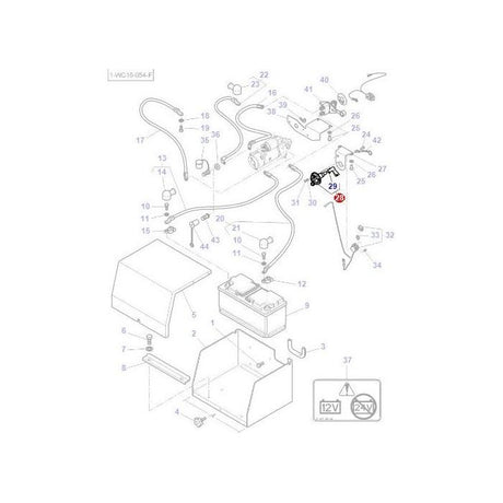 Massey Ferguson - Isolater Switch - 3712201M2 - Farming Parts