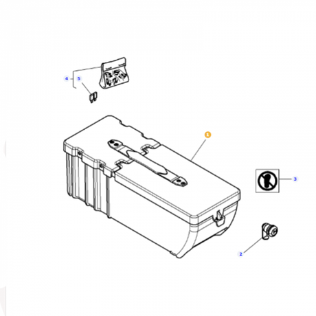 Massey Ferguson - Tool Box - 4289100M92 - Farming Parts