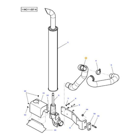 Massey Ferguson - Tube - 4293687M1 - Farming Parts