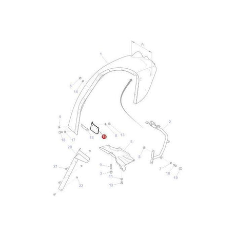 Massey Ferguson - Extension - 3787130M1 - Farming Parts