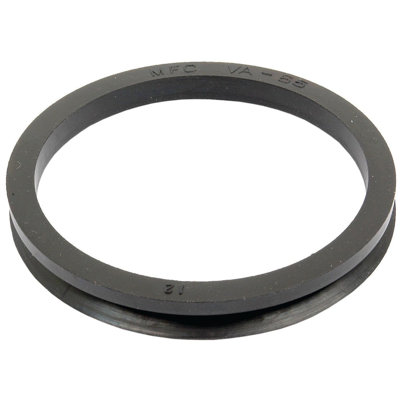 A black rubber gasket, marked "Sparex S.43005 58x68x9mm" on its surface, is shown on a white background. This durable oil seal can serve as a critical seal-wiper-differential for various applications, ensuring reliability and performance in your machinery.