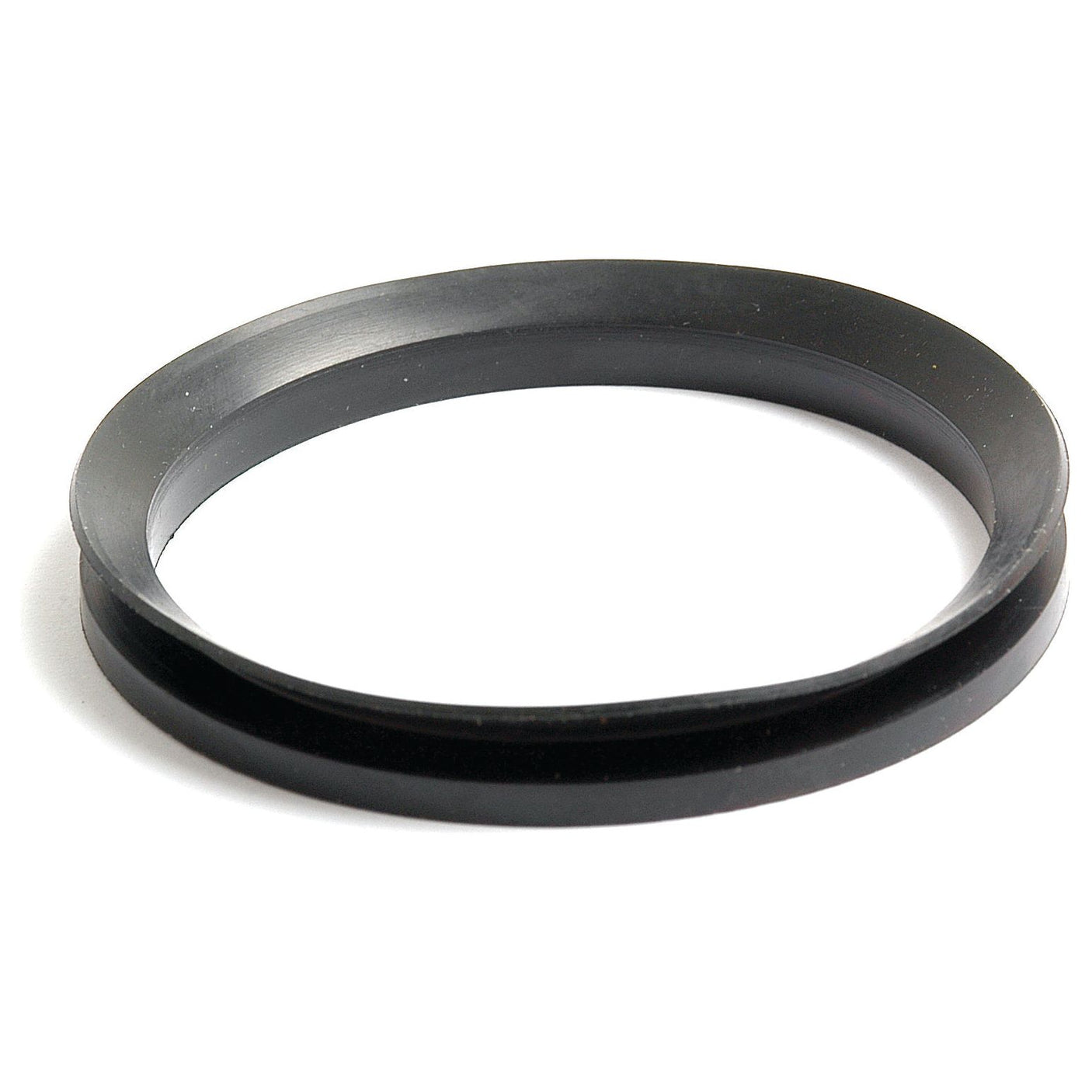 A black Oil Seal, measuring 58 x 68 x 9mm and ideal for Massey Ferguson machinery, from the Sparex brand (Part No. S.43005), lying flat on a white background.