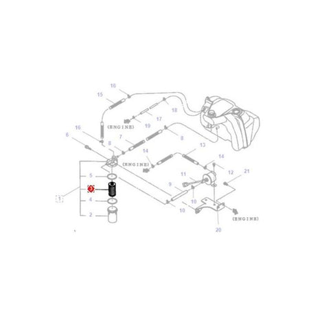 Massey Ferguson - Fuel Filter - 6256997M1 - Farming Parts