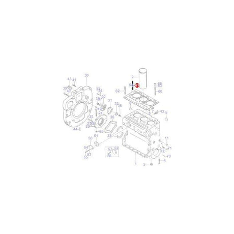 Massey Ferguson - Head Stud - 734309M1 - Farming Parts