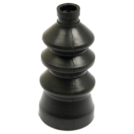 The Sparex Rubber Boot for Gear Lever (Sparex Part No. S.43148) is a black rubber accordion boot with multiple ridges, commonly used as a protective cover for automotive or mechanical components, such as the gear lever gaiter on Landini or Massey Ferguson tractors.