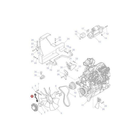 Massey Ferguson - Harness - 4272811M4 - Farming Parts